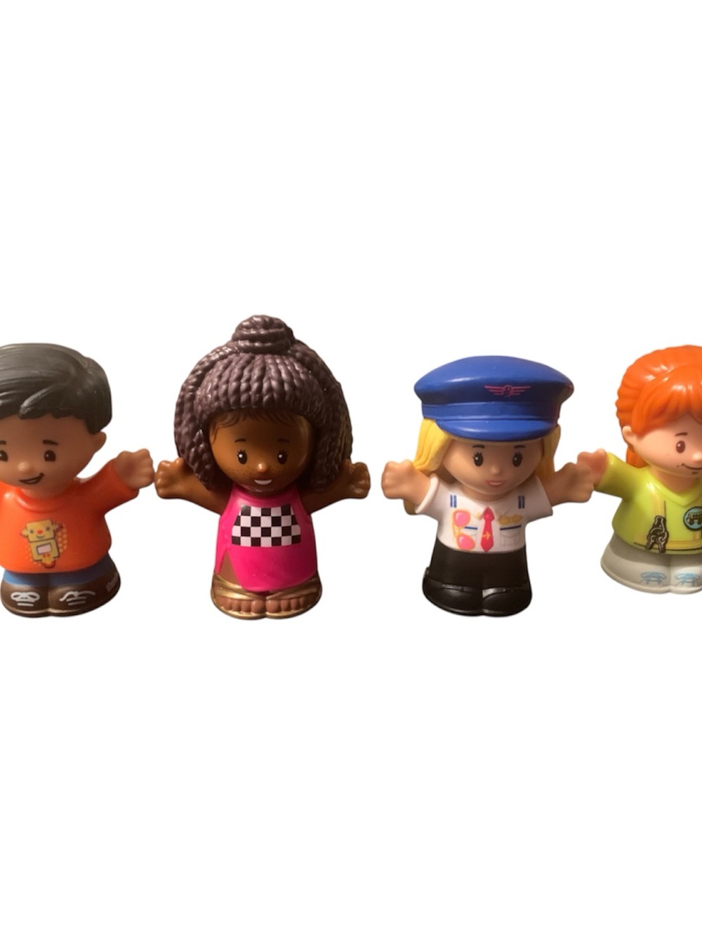4 Little People Modern + Cat Fisher Price